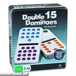 Double 15 Color Dot Dominoes in a Collectors Tin styles will vary by Cardinal Industries  B01LWAECCI